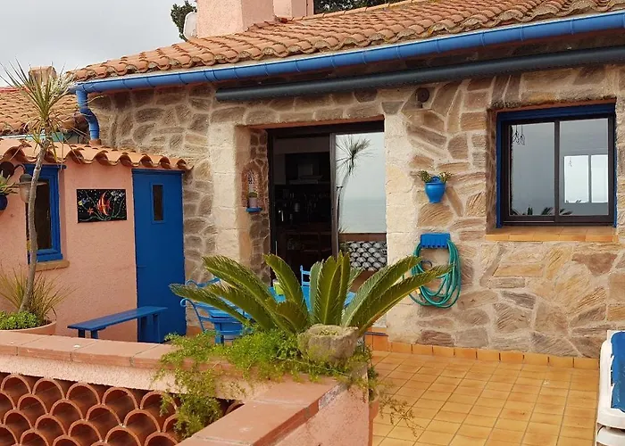 Ancienne Maison De Pecheur Avec Sublime Vue Panoramique, Classee 5 Etoiles, Quartier Historique, Au Calme, Parking Prive Κολιούρ
